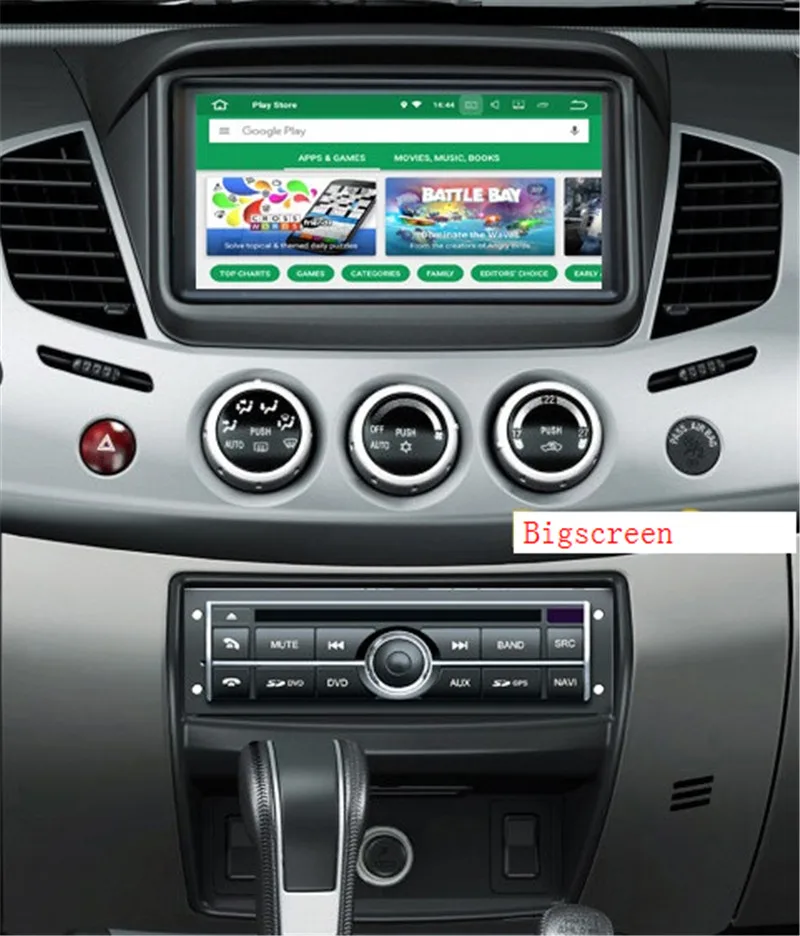 Android 8,0 8 ядерный 32 ГБ Автомобильный мультимедийный стерео для Mitsubishi L200 Triton Pajero Sport радио без CD плеера gps Navi Аудио Видео