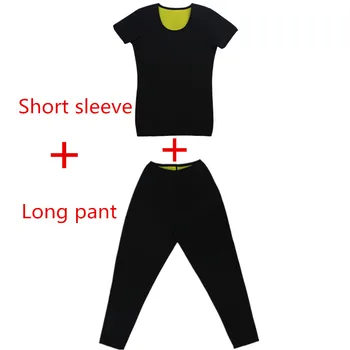 

Slimming Shirt Body Shaper Long Pants Tops Neoprene Super Stretch Control Vest Sweat Sauna Shaperwear Corset Women Waist Trainer