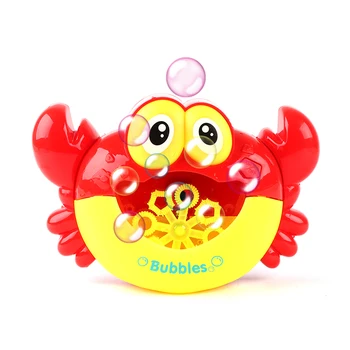 

New Crab Bubble Machine Toys Kids Bathroom Bubble Maker Bath Toy Kid Bathing Toy Newborn Baby Birthday Christmas Gift Water Toys