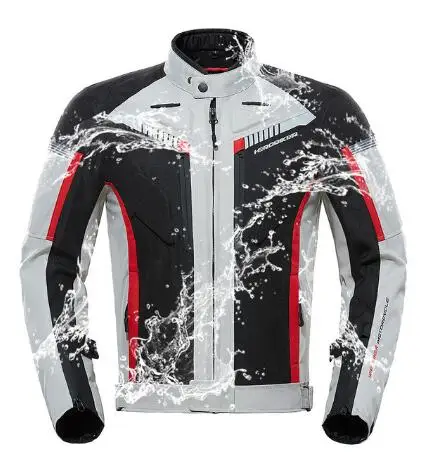 

HEROBIKER Autumn Winter Motorcycle Jacket Men Waterproof Windproof Moto Jacket Riding Racing Motorbike Clothing Protective Gear