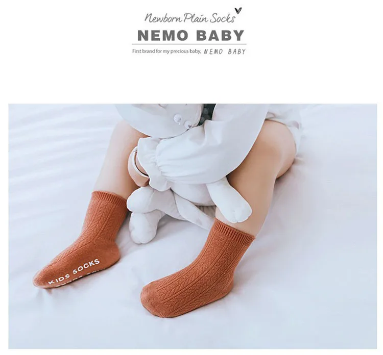 6 пар, хлопковые носки для малышей, носки для новорожденных мальчиков и девочек, милые носки для малышей, Размер 0-3 лет