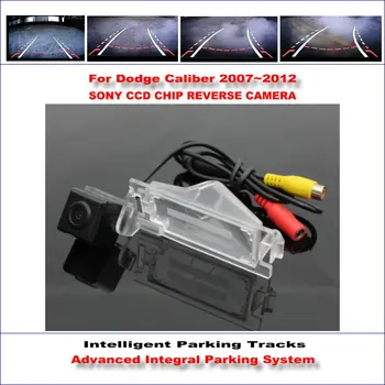 

High Quality Intelligentized Car Parking Rear Reverse Camera For Dodge Caliber 2007-2012 / NTSC PAL RCA SONY CCD 580 TV Lines