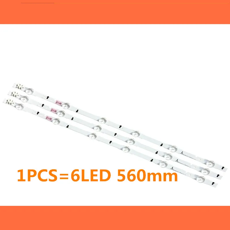 3PCS/LOT LED Backlight Lamp strip for Samsung 28" TV D4GE-280DC0-R2 BN41-02168A BN96-30413 UE28J4100 | Освещение