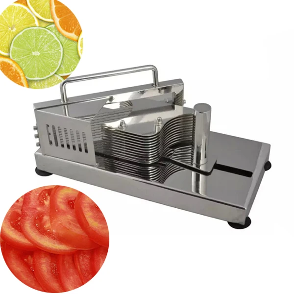 

Commercial Grade Restaurant Tomato Fruit Cutter Slicer Cutting Slicing Machine