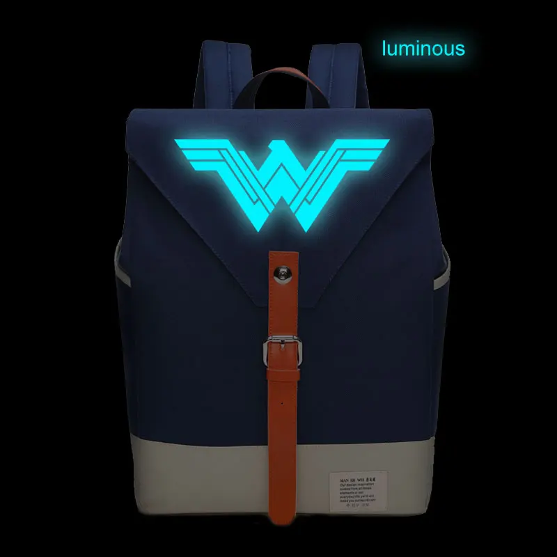 Wonder Woman backpack casual backpacks teenagers Men women's Student School Bags luminous oxford travel Laptop Bags Wonder Woman backpack casual backpacks teenagers Men women's Student School Bags luminous oxford travel Laptop Bags