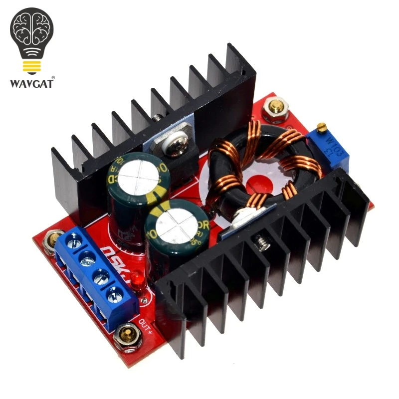 

150W Boost Converter DC-DC 10-32V to 12-35V Step Up Voltage Charger Module Freeshipping Dropshipping WAVGAT