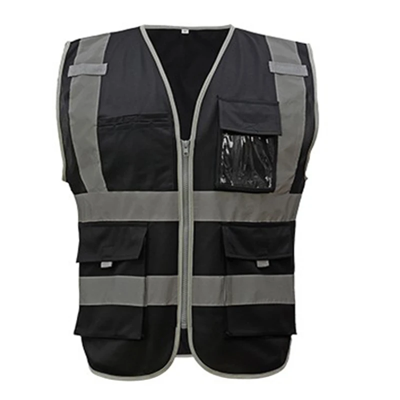 Жилет SFvest Hi Vis защитный жилет много карманов флуоресцентный желтый оранжевый 9
