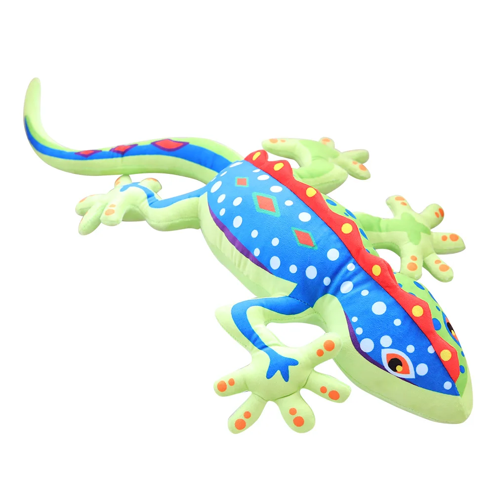 

Hot New Simulation Cute Gecko Plush Toys High Quality Personality Stuffed Animal Doll Pillow for Kids Birthday Girls Xtmas Gifts