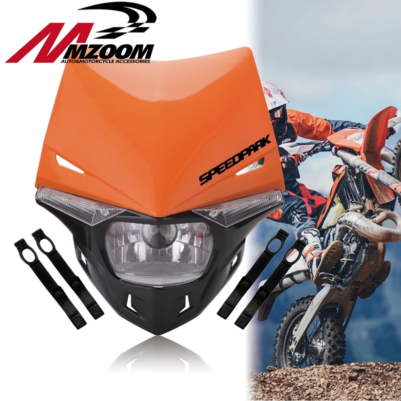 Universal H4 Motorcycle Head Light Motocross Headlight Dual Sport For Ktm Exc Sx Sxf Xc Mx Smr Enduro Supermoto Dirt Bike Parts huismerk kopen in de aanbieding Universal H4 Motorcycle Head Light Motocross Headlight Dual Sport For Ktm Exc Sx Sxf Xc Mx Smr Enduro Supermoto Dirt Bike Parts huismerk kopen in de aanbieding