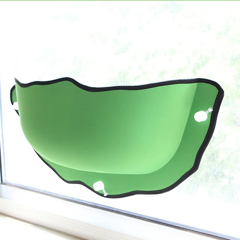  Creative Transparent Cover Cat Hammock Cat Window Bed Lounger Sofa Cushion Hanging Shelf Seat for F