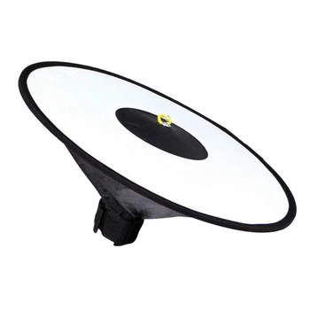 

Universal 44cm Easy-fold Conical Round Flash Softbox Speedlight Speedlite Diffuser Reflector Ring Soft box Photography