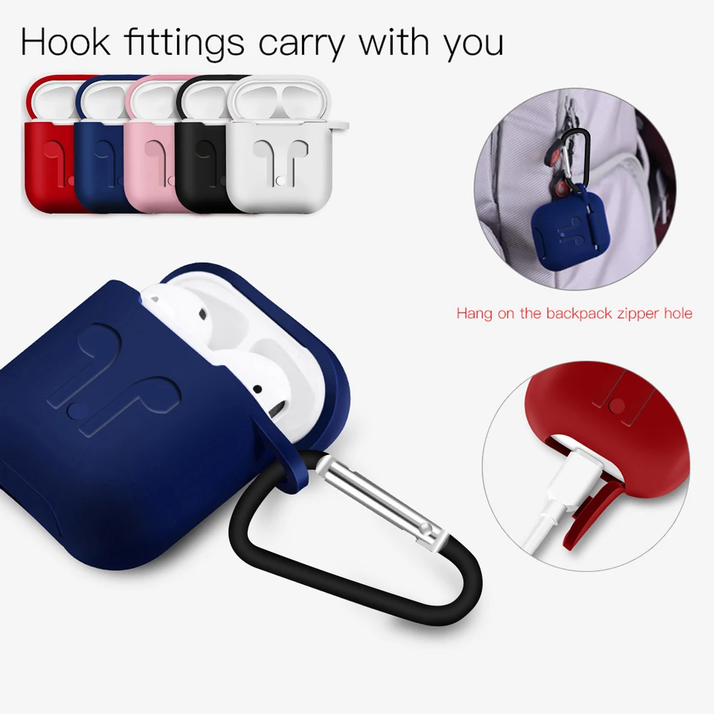 

Earphone Carry Case For Apple AirPods i9 i9s i10 pro i10s i11 i11s i13 i19 TWS Protective Silicone Cover Air pod Accessories