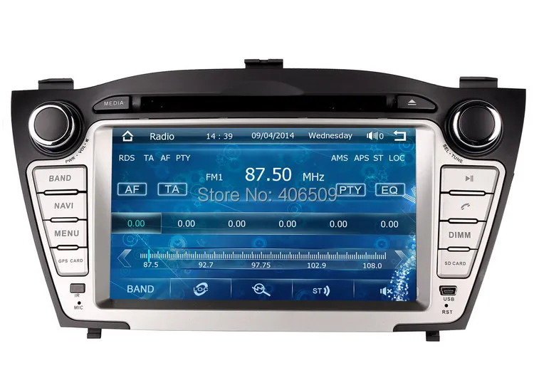 Discount In Dash GPS Navigation Car DVD Player for Hyundai Tucson IX / IX35 2009 2010 2011 2012 with Radio BT USB SD AUX Map Audio Video 3