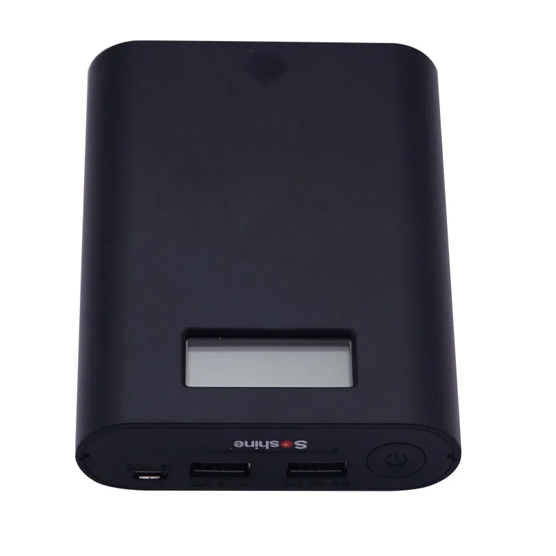 SoShine E3S 4x 18650 Battery LCD Display Power Bank Charger for iPhone for Samsung Mobile USB Portable Lighting Accessories