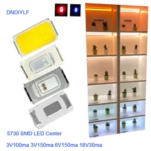 Chegam novas smd 5730 led 100 pces 4000 k (natureza branco) 3000 k 6000 k 3.0-3.6 v 100ma 50-60lm 120lm/w entrega rápida frete grátis