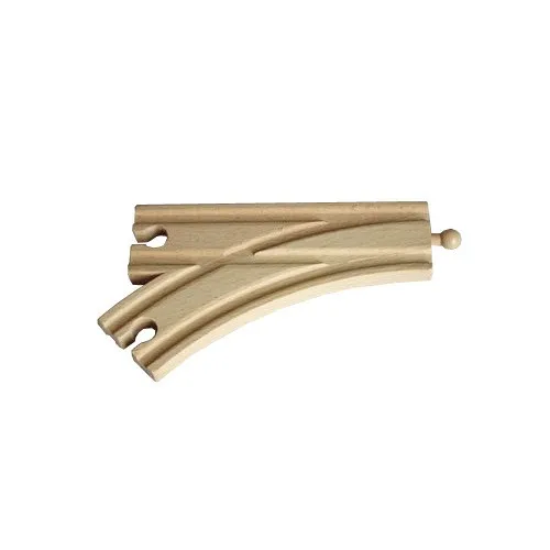 Thomas-and-Friends-2PCS-Thomas-Wooden-Train-Track-Railway-Accessories-Single-Radian-Bifurcated-Track