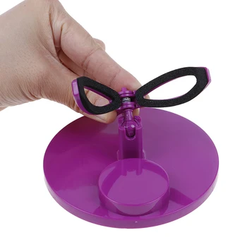 

Adjustable Hand Free Nail Polish Bottle Holder Display Stand Tilt 5colors Nail Varnish Clip Grip Manicure Polish Supportive Tool