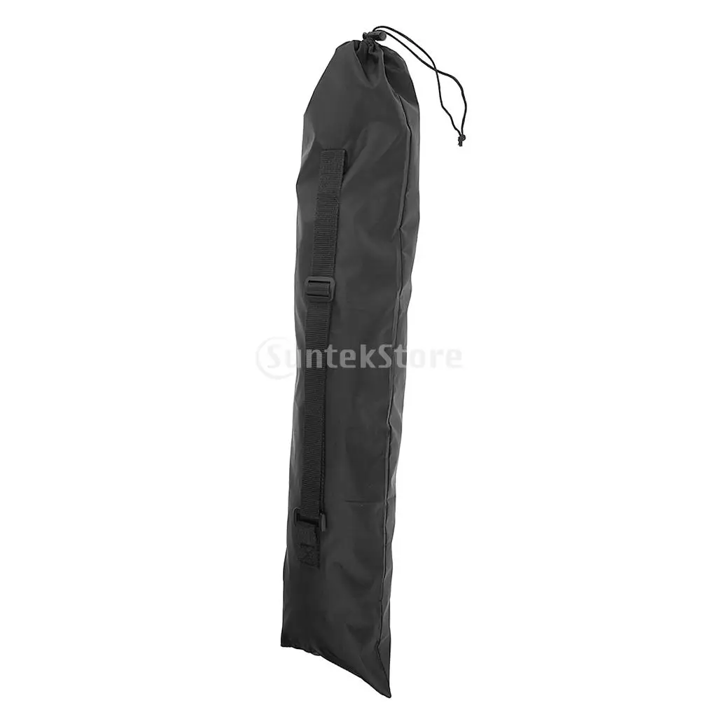 2pcs Portable Black Climbing Walking Stick Storage Pouch Carry Bag Black