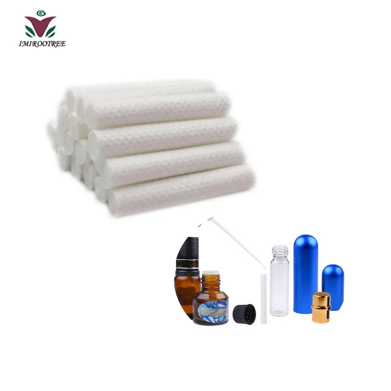 

Aromatherapy Aluminum Inhaler Refill Wick Stick 7x54mm Package of 100pcs/lot