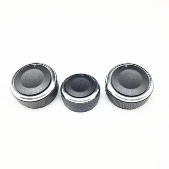 

3pcs Aluminum For Chevrolet Aveo Lova Sonic Spark After T50 AC air condition knob Sticker accessories
