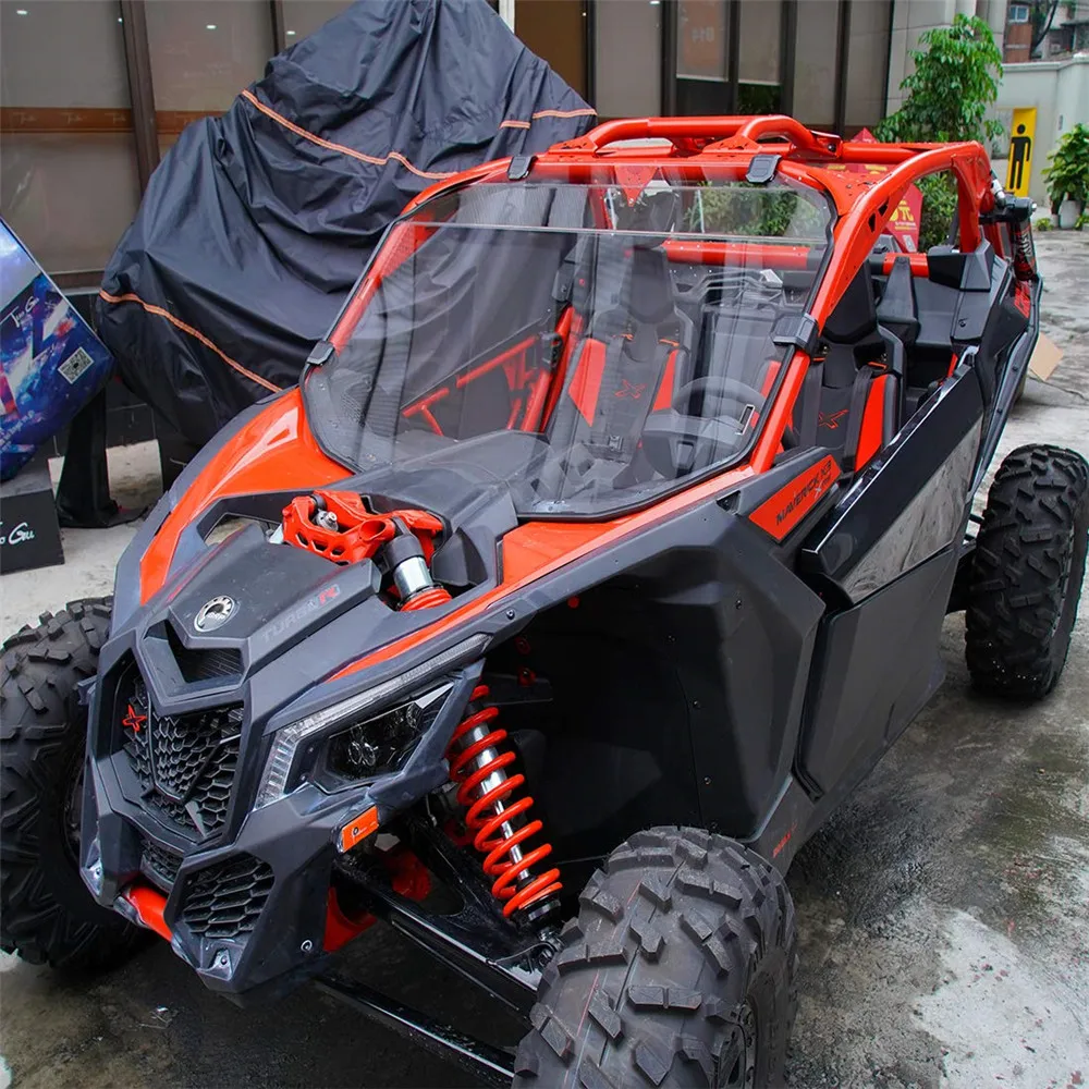 KEMIMOTO лобовое стекло устойчиво к царапинам PMMA полное лобовое стекло для Can-Am Maverick X3 900/Turbo/X RC/X RS/X DS/X MR/MAX 1/4