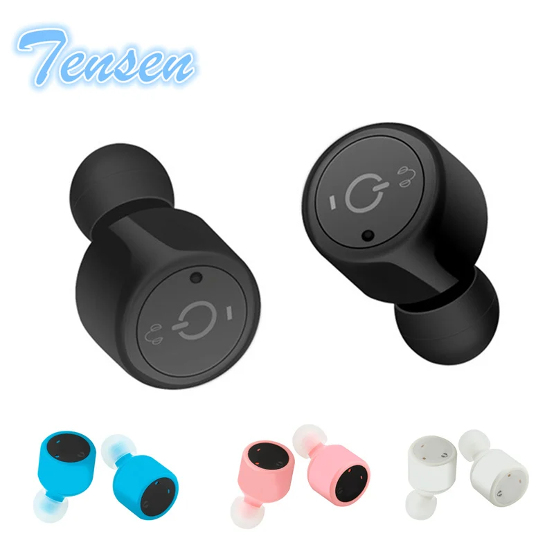 

Tensen Voice Prompt True In-Ear Earbuds True Wireless Earphones CSR 4.2 Sport Stereo Bluetooth Earphone X1T For Iphone7 Airpods