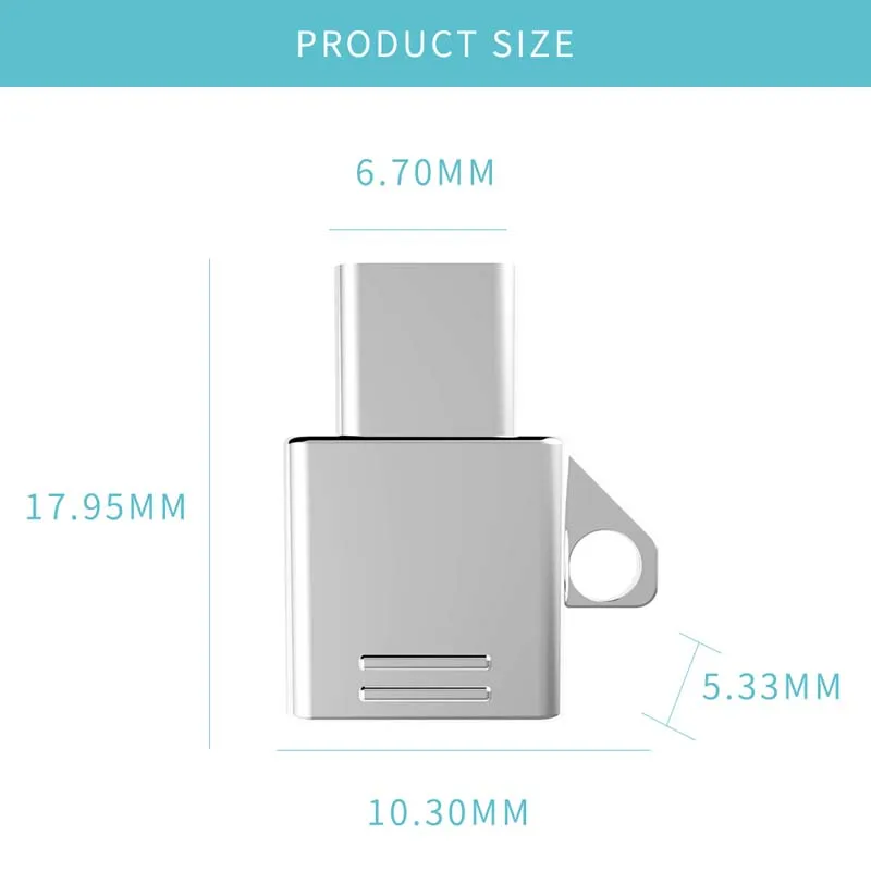 Suntaiho USB C 3,1 OTG конвертер, Micro USB для type-C 3,1 адаптер с цепочкой для samsung S9 S8 huawei P20 P10 Macbook Xiaomi 4 5