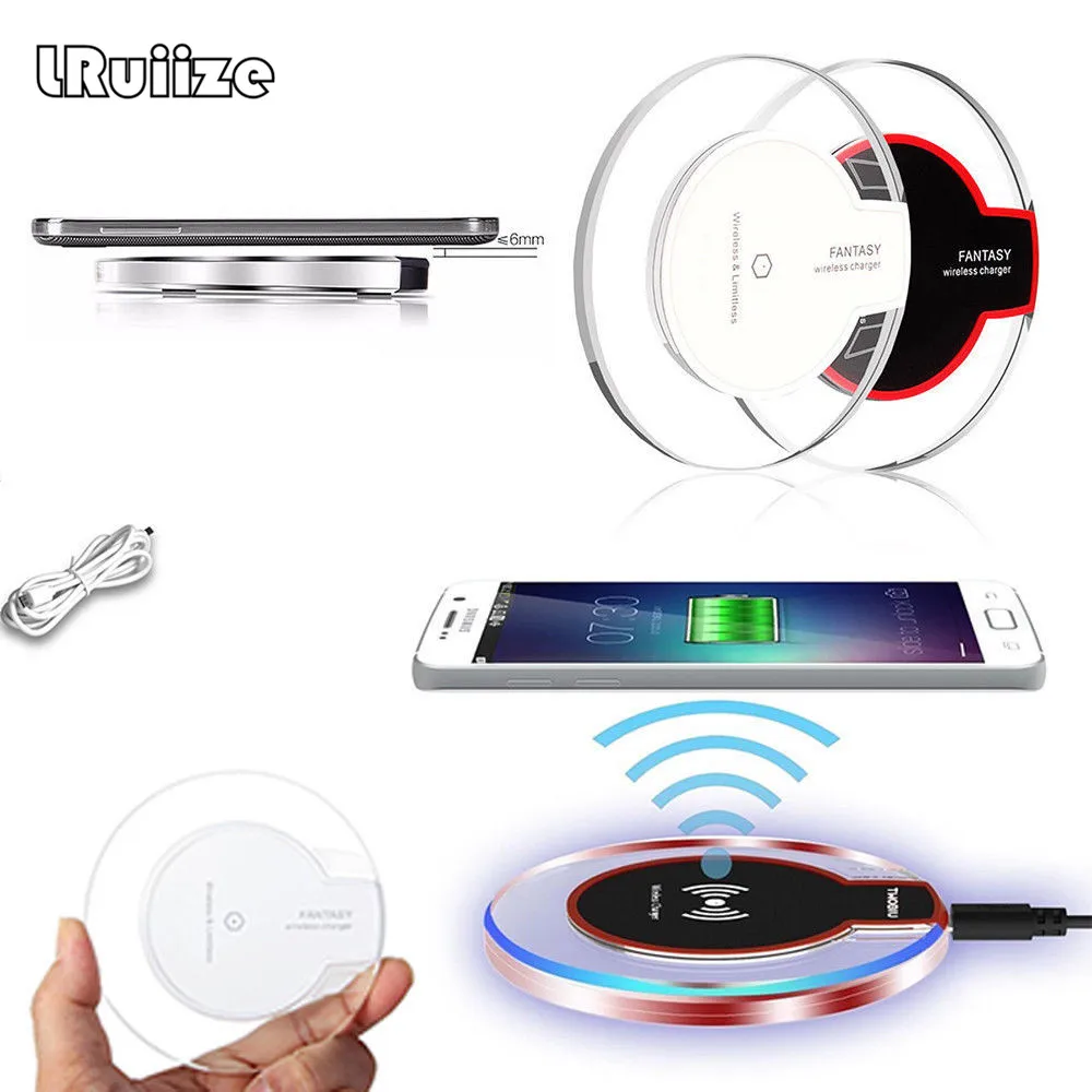 

LRuiize Qi Wireless Charger Charging Induction Charger for Apple iPhone Xs Max 8 Plus for Samsung Galaxy S10 S9 S8 Plus Note 9