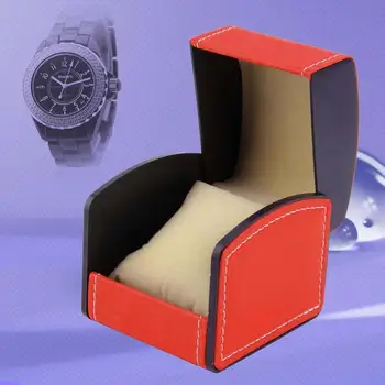 

New Design Luxury Watch Jewelry Leather storage box Rectangle Earrings Ring Box Jewelry Display Case Gift boxes Amazing