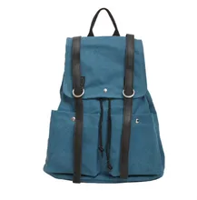 KUNDUI Luggage female preppy style vintage canvas fashion women’s backpack student travel school bag women bags Free shipping