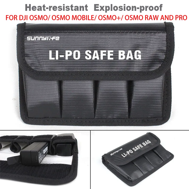 Lipo Battery Safe Bag Explosion-proof Bag DJI OSMO/OSMO Mobile/OSMO