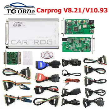 

Best Quality Full Carprog V8.21 Perfect Online with All 21 Adapters Car Prog V10.93 V10.05 V9.31 ECU Prog Repair Tool