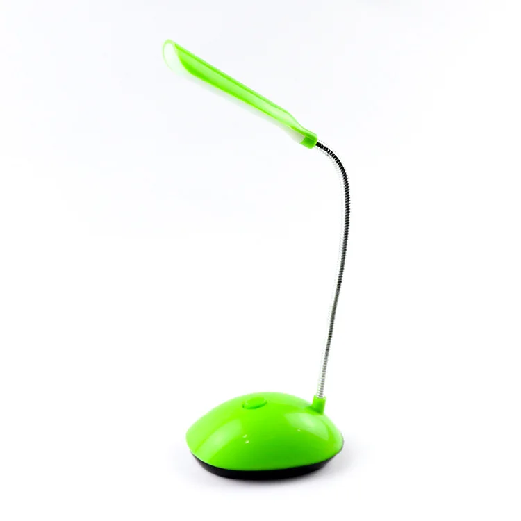 Светодиодный настольный светильник с батареей, складная детская настольная лампа для чтения, защита глаз, ночная подсветка, ночные светильники - Цвет корпуса: green