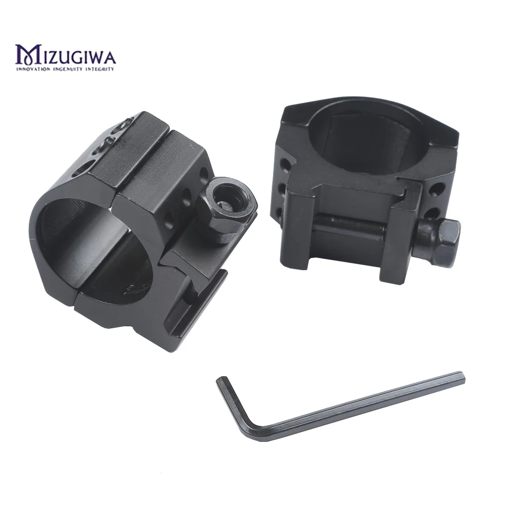 Low Profile 6 Bolts 30mm Ring Weaver Heavy Duty 20mm Picatinny Rail Base Scope Mount Rifle Scope Hunting Accessories Mizugiwa rifle scope mount rifle scope mount ring picatinny rail accessories