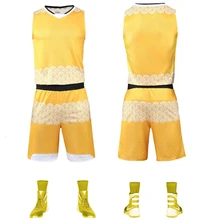 Принт Мужской Женский Баскетбол Трикотажные наборы пустой баскетбол форменная одежда пользовательский номер команда колледжа тренировочные майки Костюмы