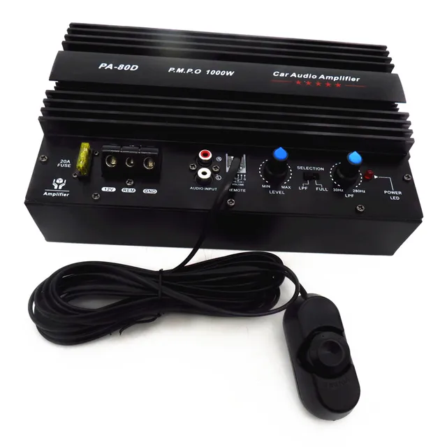 12V 1000W Car Audio Amplifier 12inch Car Subwoofer Amplifier Board With