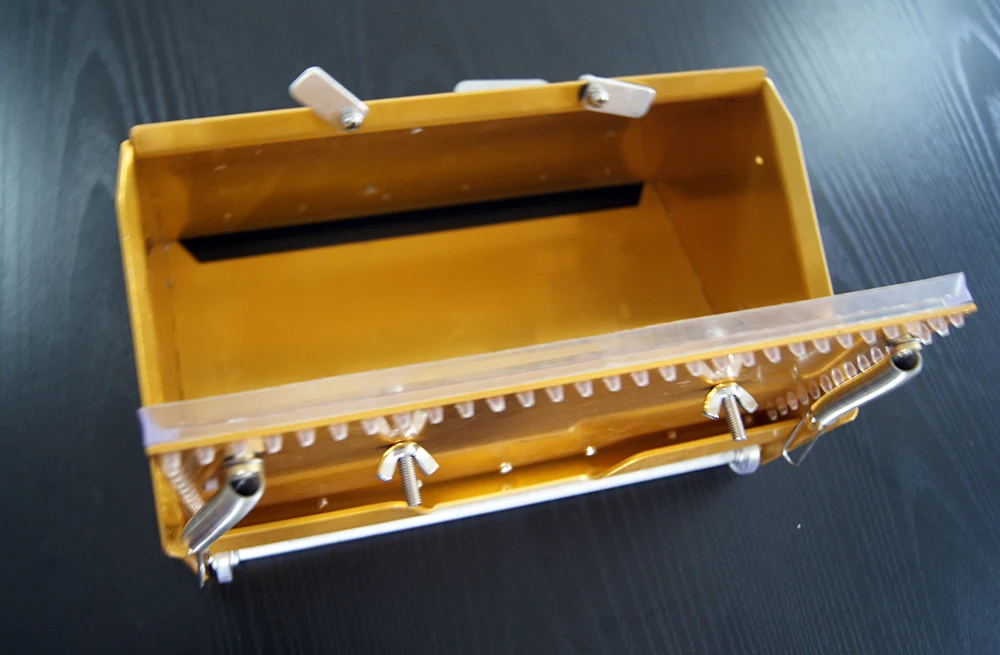 HYVST гипсокартон мастер инструменты штукатурки плоский ящик практичный гипсокартон клейкие инструменты штукатурка коробка PH-10