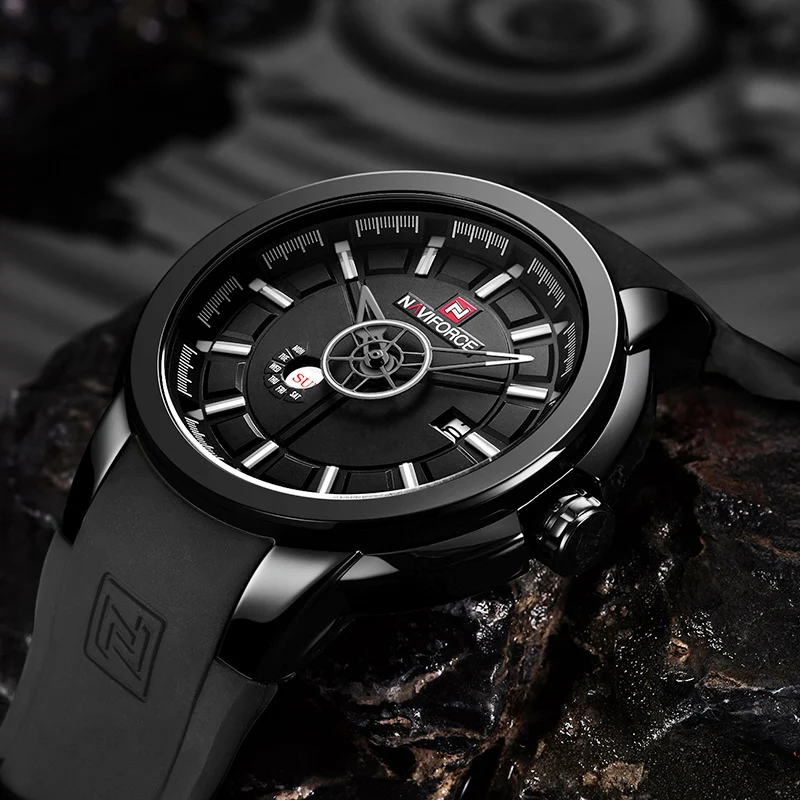 Для мужчин наручные часы naviforce Топ Элитный бренд мужчин's водостойкие кварцевые