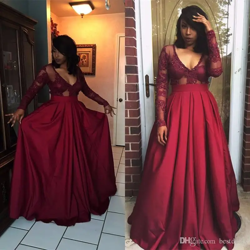e%20Prom%20Dresses%202017%20Elegant%20Deep%20V-Neck%20A-Line%20Dark%20Red%20Prom%20Gown%20Top%20Lace%20Floor%20Length%20Cheap%20African%20Party%20Gown