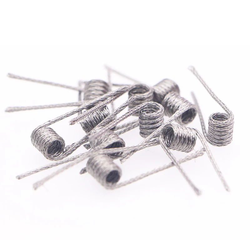 

Pirate Vape Coil Premade Coils NI80 Parallel Clapton Heating Wire Coil for Steam Electronic Cigarette RDA Atomizer Tank 0.18oh