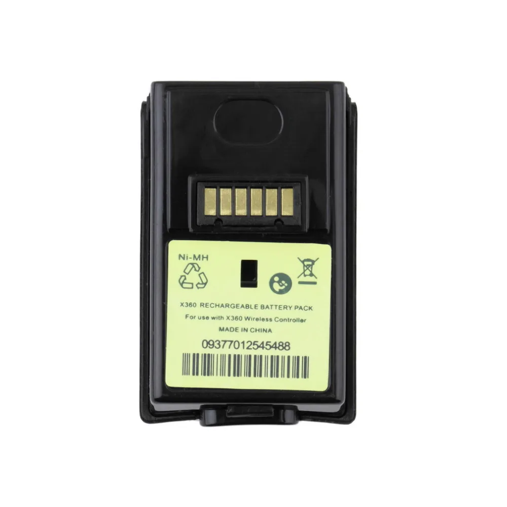 

1pcs Newest 4800mAH Rechargeable Battery Pack for Xbox 360 Wireless Controller Dual T7 Dual Dropshipping