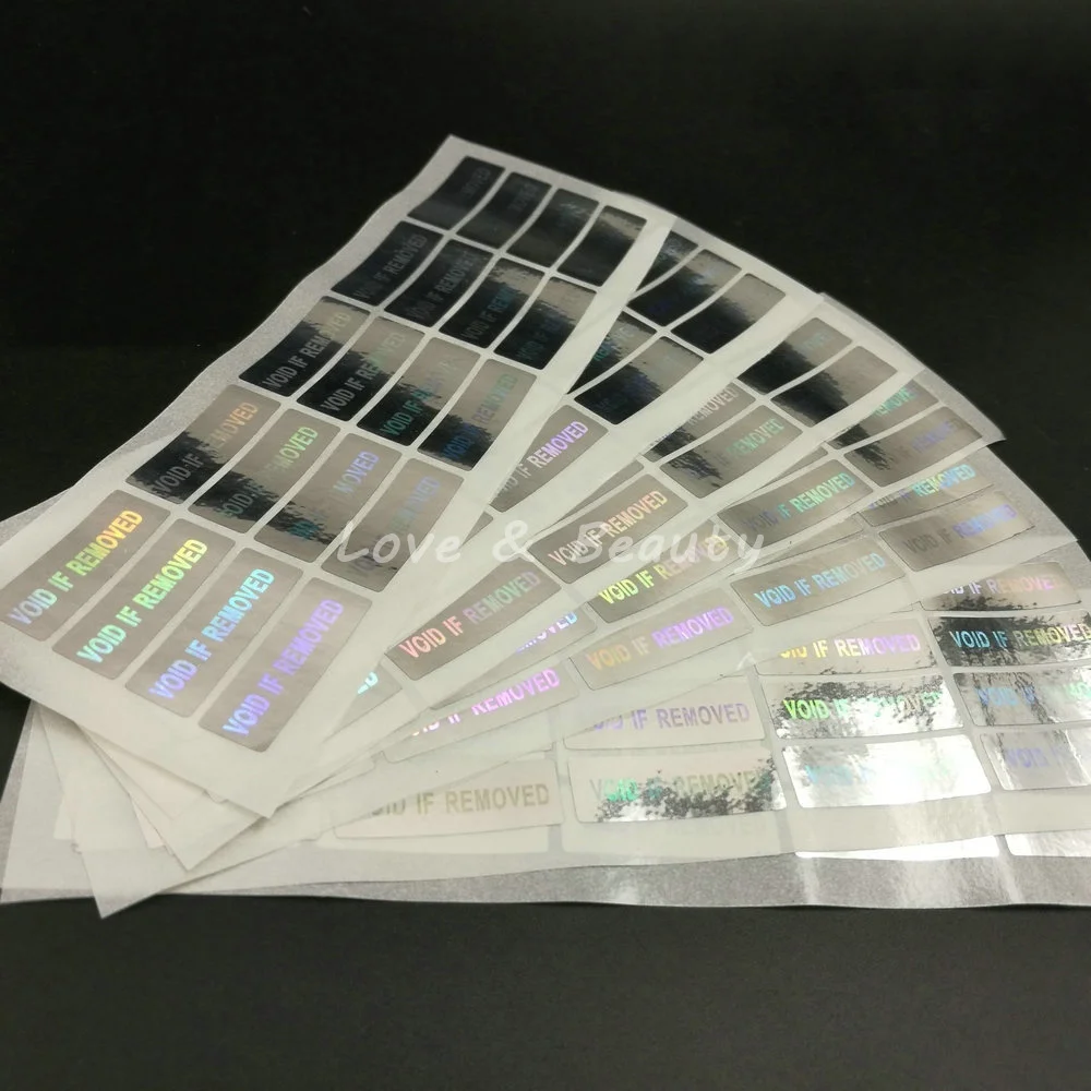 100 шт наклейки с лазерной голограммой гарантия пустота, если наклейка Съемная этикетка 30*10 мм(1,1" x 0,39"