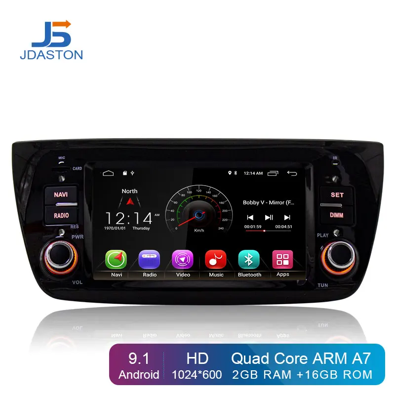 

JDASTON Android 8.1 1 Din Car Radio For FIAT DOBLO Opel Combo Tour 2010-2014 Car Multimedia Player GPS Navigation Stereo Wifi