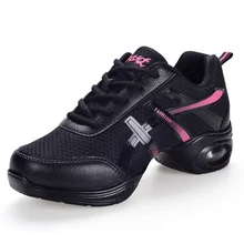 Fitness Breathable Teachers Latin Salsa Jazz Modern Dance Shoes Women Dancing Sneakers Ladies Aerobics Zapatos Danza Ballet Flat