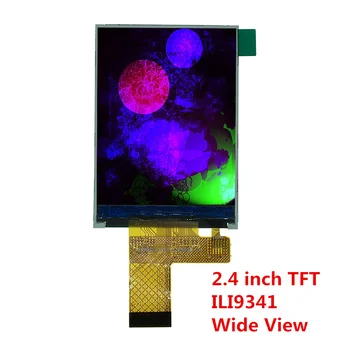 

2.4 inch 24PIN TFT LCD Color Screen No touch panel display ILI9341 controller need connector 240x320 Superwide visual Parallel