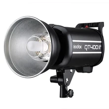 Professional Strobe Godox QT400II 400WS GN65 High Speed Sync 1/8000s Studio Flash Light Built-in 2.4G Godox Wireless X system godox gemini gt400 professional slr studio flash professional
