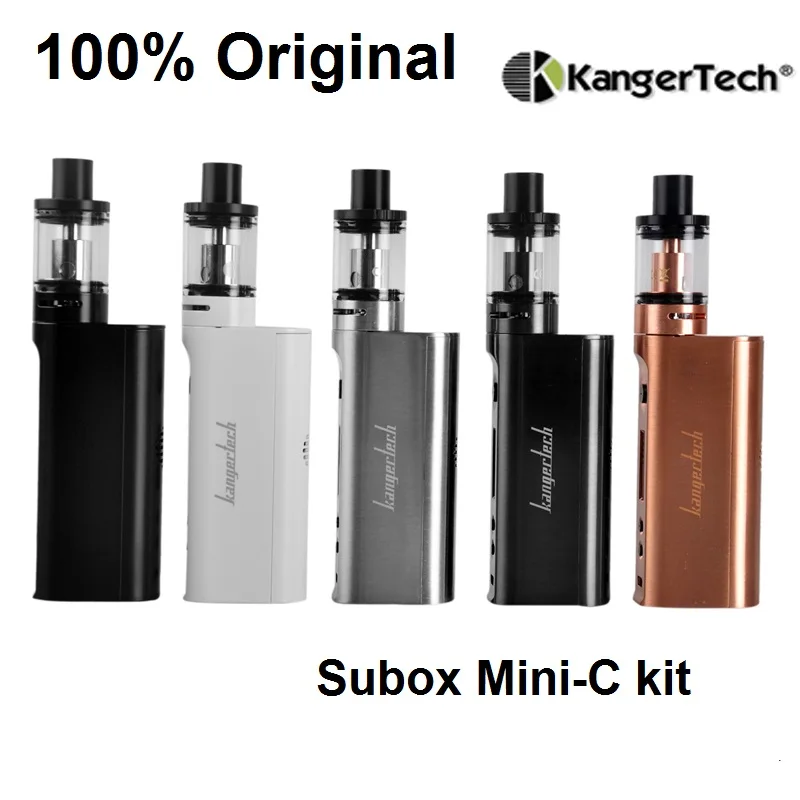 

100% Original Kanger Subox Mini-C Starter Kit 50W Subox mini C Box Mod Vape with 3ml Protank 5 Atomizer 0.5ohm SSOCC Kangertech