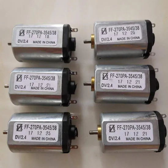 

Free Shipping! FF-270PA-3545/38 Micro DC Motor ,2.4V,+/-7000-31000RPM,FF270 use for Electric Shaver DIY Electric Toys