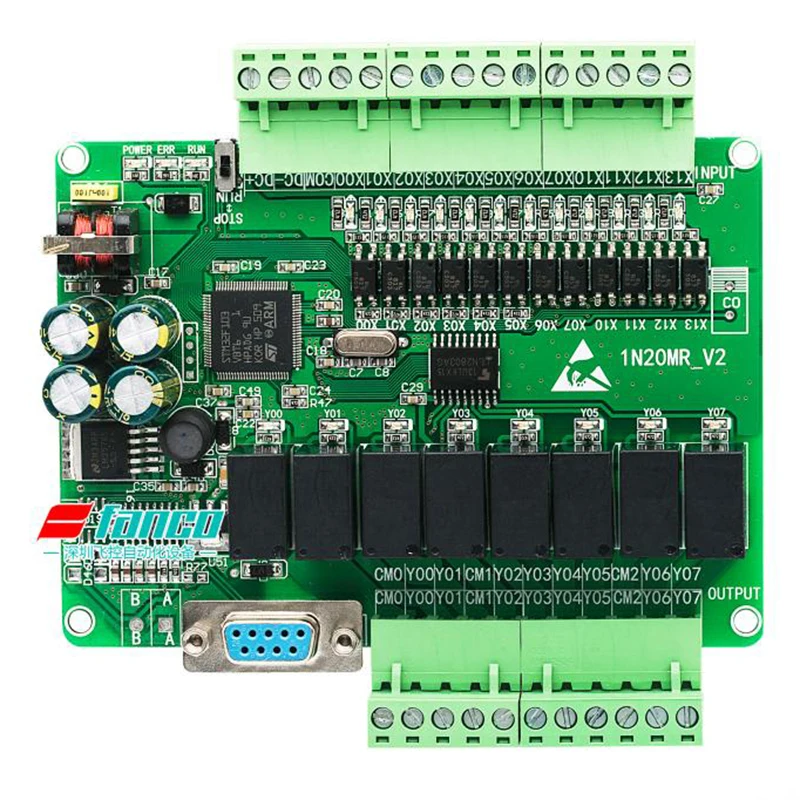 

Программируемая плата управления FX1N 20MR PLC, онлайн-мониторинг, высокоскоростной выход