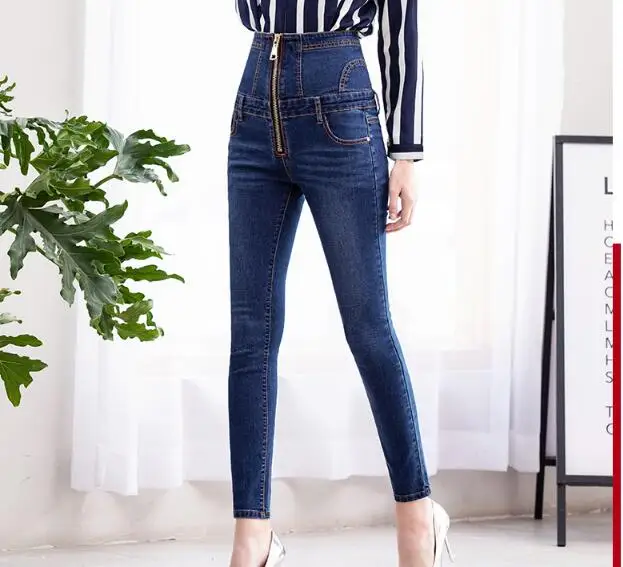 Cultiseed Высокая талия джинсы для женщин женские эластичные большого размера растягивающиеся женские джинсы кружево до джинсовые узкие брюки